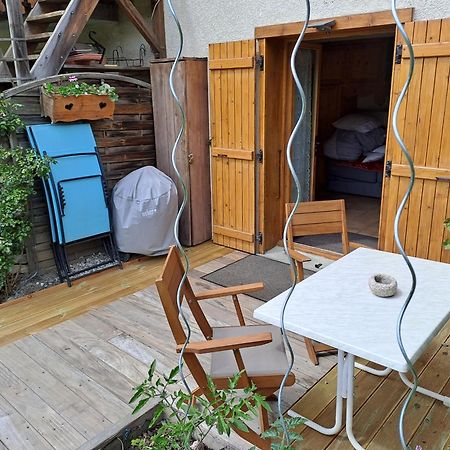 A4 Km De Megeve Tres Joli Studio Avec Jacuzzi ,Vue Sur Les Montagnes Au Calme Praz-sur-Arly Zimmer foto