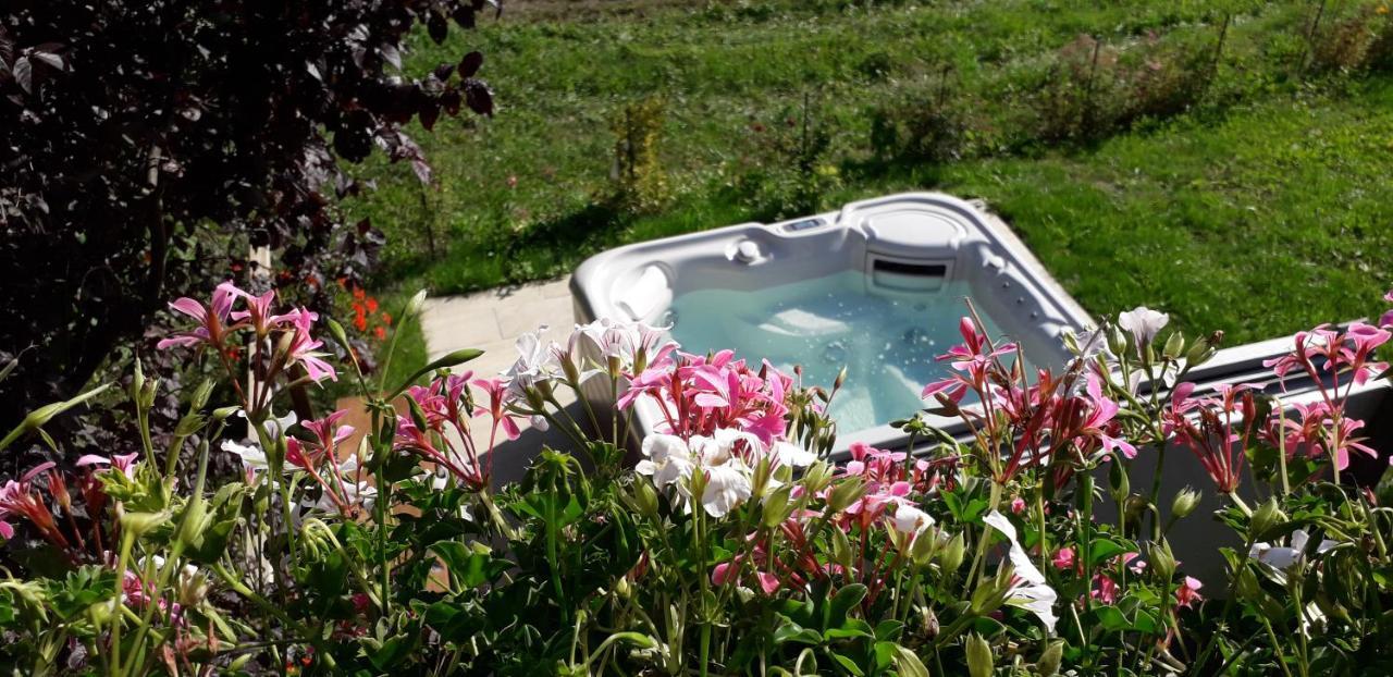 A4 Km De Megeve Tres Joli Studio Avec Jacuzzi ,Vue Sur Les Montagnes Au Calme Praz-sur-Arly Exterior foto