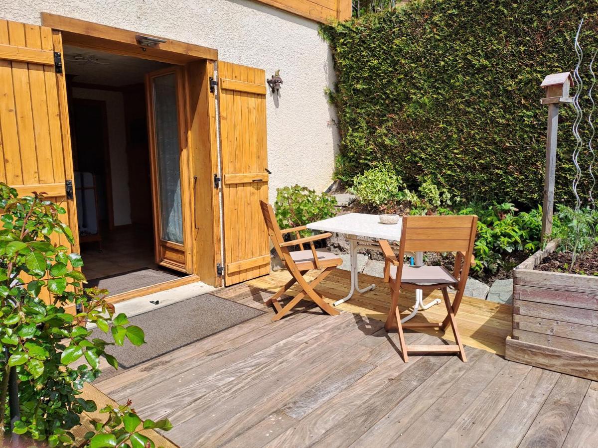 Ferienwohnung A4 Km De Megeve Tres Joli Studio Avec Jacuzzi ,Vue Sur Les Montagnes Au Calme Praz-sur-Arly Exterior foto