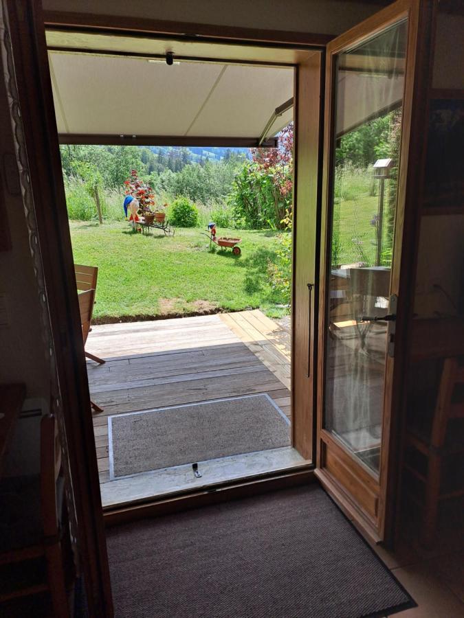 Ferienwohnung A4 Km De Megeve Tres Joli Studio Avec Jacuzzi ,Vue Sur Les Montagnes Au Calme Praz-sur-Arly Exterior foto