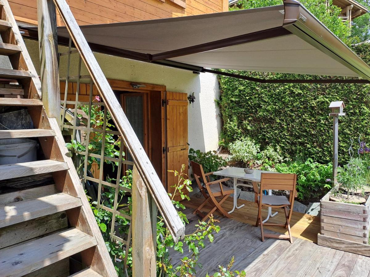 A4 Km De Megeve Tres Joli Studio Avec Jacuzzi ,Vue Sur Les Montagnes Au Calme Praz-sur-Arly Exterior foto